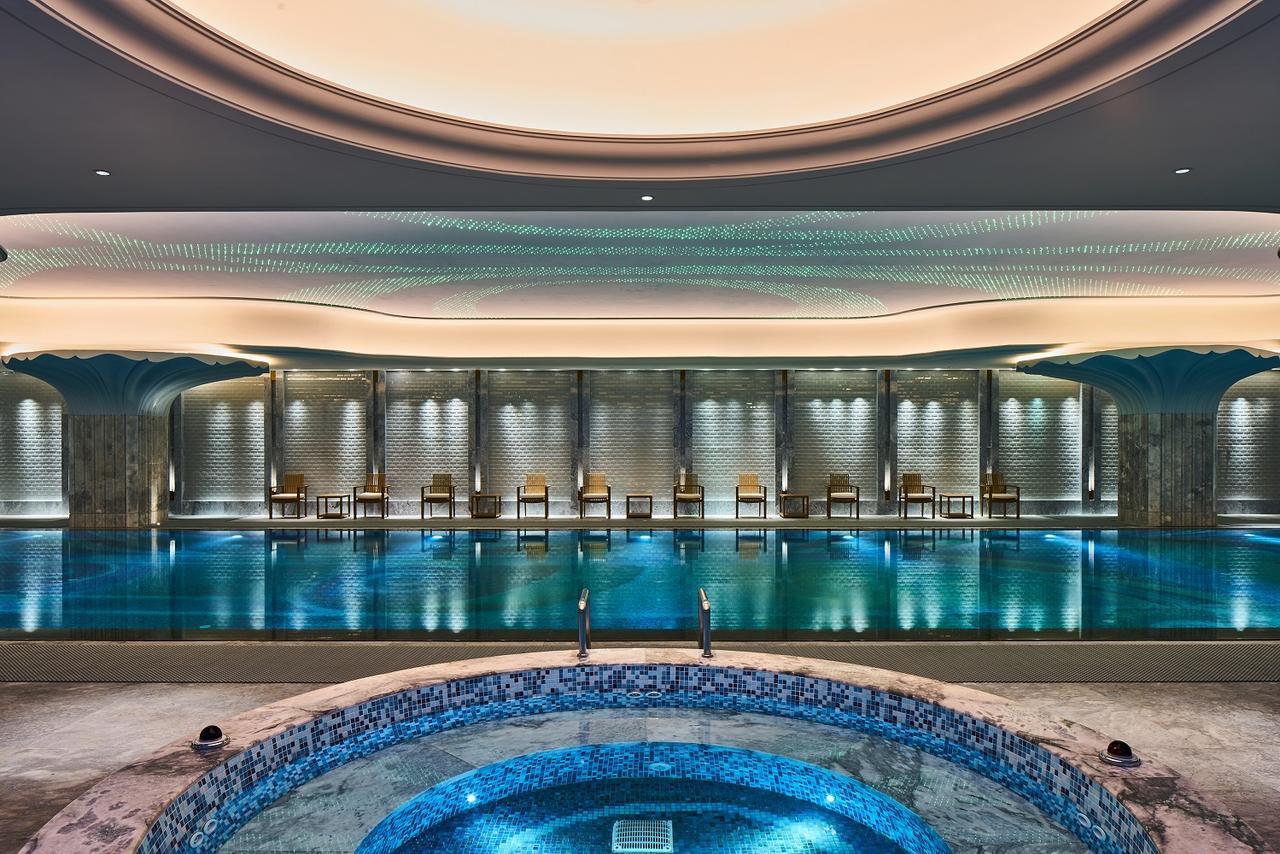 ホテル Wanda Vista Qingdao Movie Metropolis エクステリア 写真